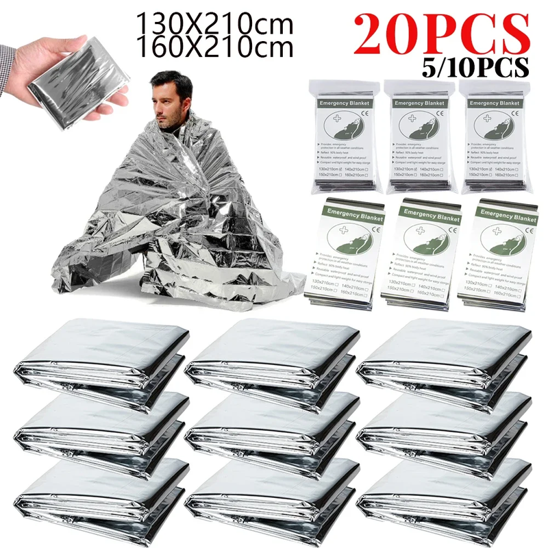 Outdoor Portable Rescue Emergency Insulation Blanket