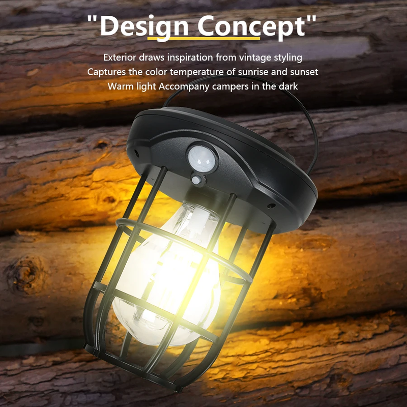 Tungsten Usb Led Camping Retro Wall Lamp