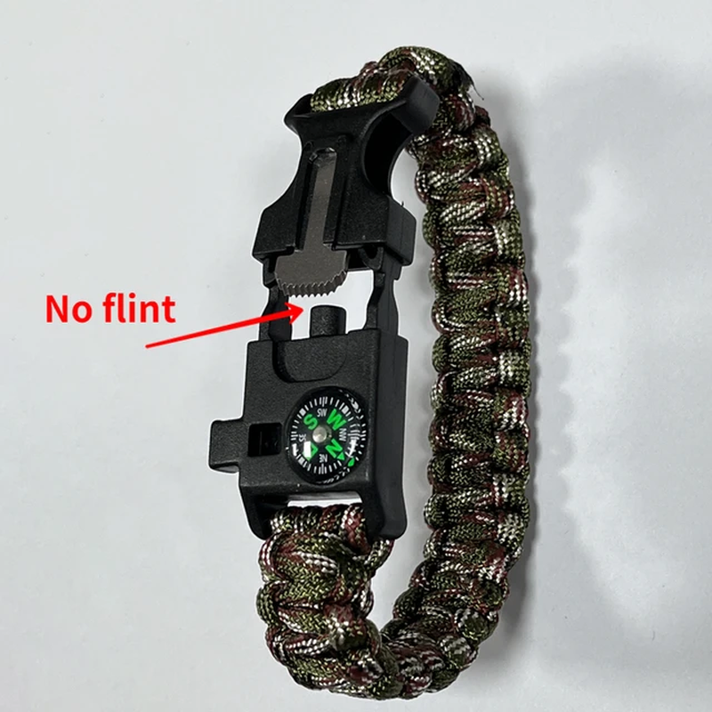 Outdoor Multi-Function Survival Rescue Bracelet