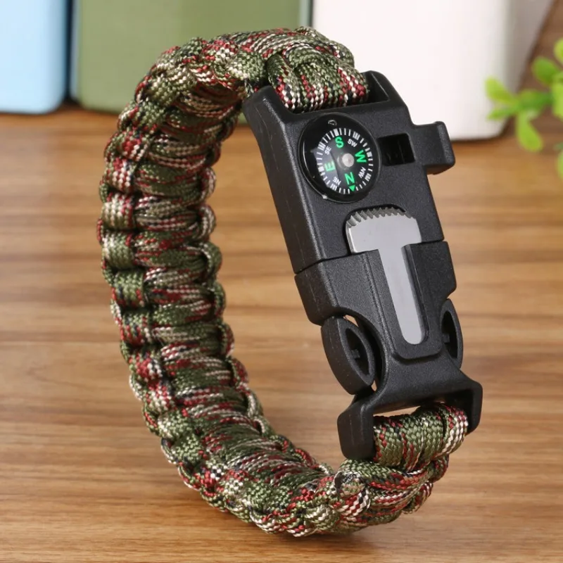 Outdoor Multi-Function Survival Rescue Bracelet