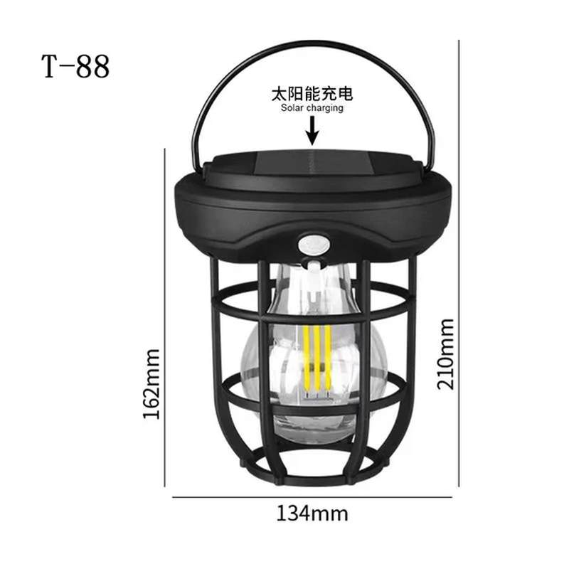 Tungsten Usb Led Camping Retro Wall Lamp