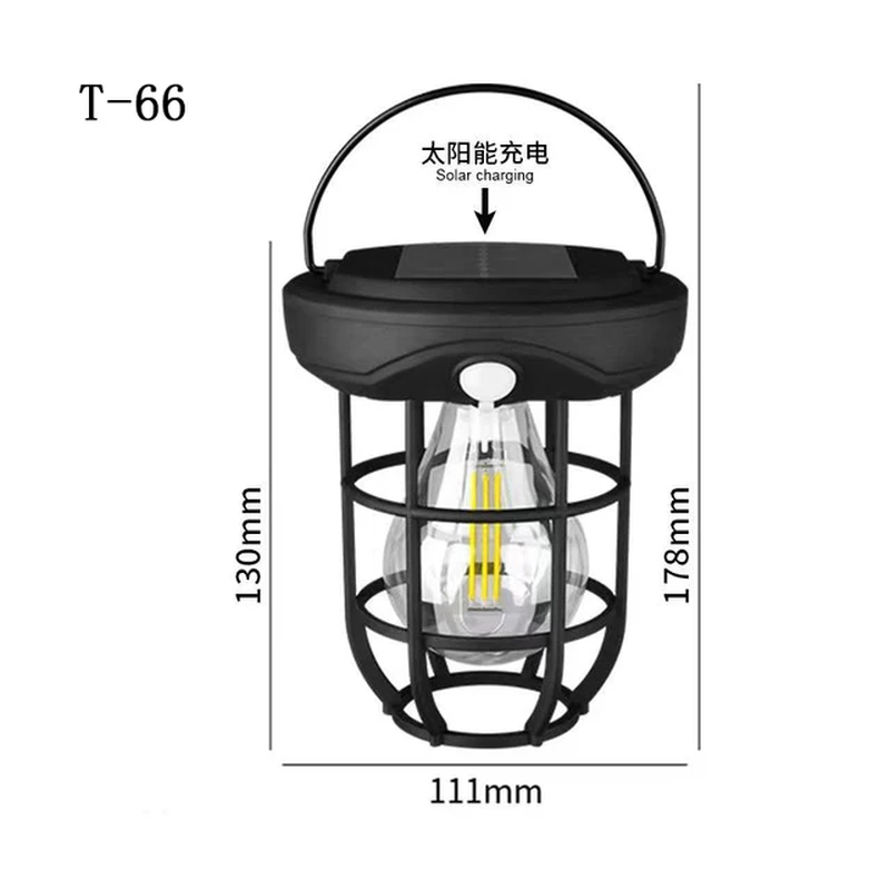 Tungsten Usb Led Camping Retro Wall Lamp