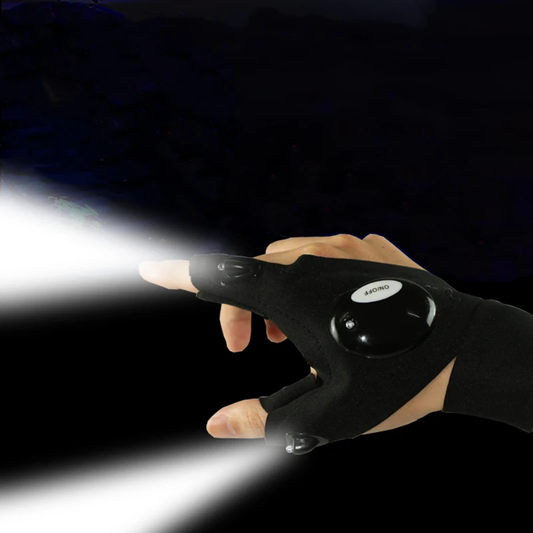 Waterproof Fingerless Led Multi Light Glove