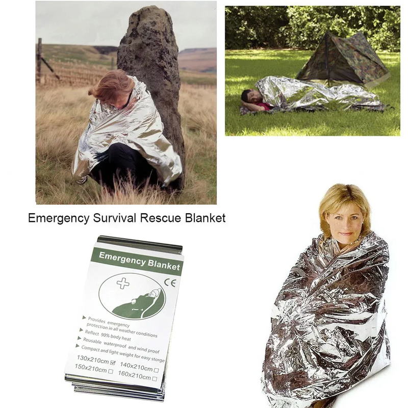 Outdoor Portable Rescue Emergency Insulation Blanket